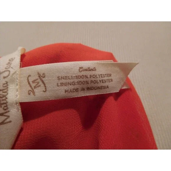 Darling MATILDA JANE "Must Be Love" Red Tufted Dot Crossover Blouse M - Picture 11 of 11